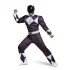 Fantasia Adulto Power Rangers Preto Luxo Novo