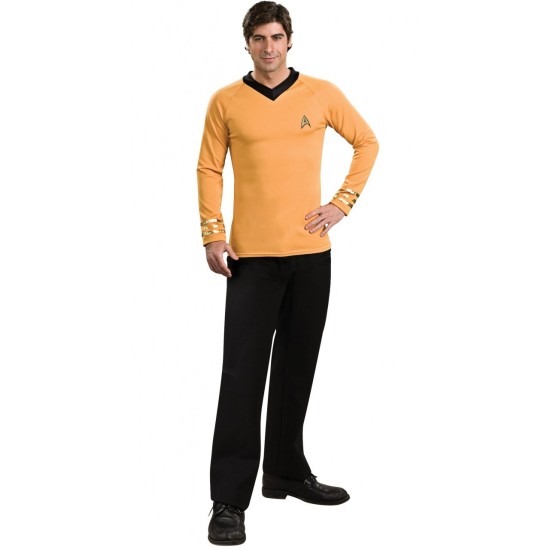 Fantasia Adulto Star Trek Amarelo Clássico