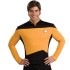Fantasia Adulto Star Trek Amarelo Nova Geração