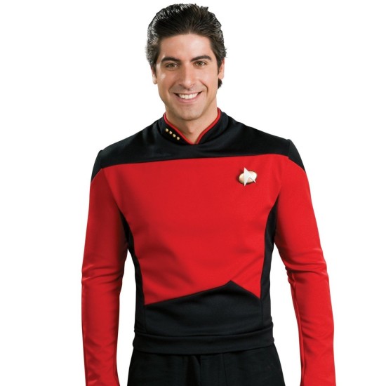 Fantasia Adulto Star Trek Vermelha Nova Geração