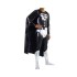 Fantasia Adulto Superboy Super Homem Spandex Prata e Preto