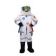 Fantasia Astronauta do Espaço Adulto Mascote Branco