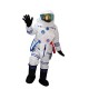 Fantasia Astronauta do Espaço Adulto Mascote Branco