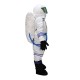 Fantasia Astronauta do Espaço Adulto Mascote Branco