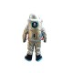 Fantasia Astronauta do Espaço Adulto Mascote Prata