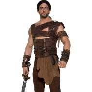 Fantasia Bárbaro Guerreiro Medieval Adulto Luxo