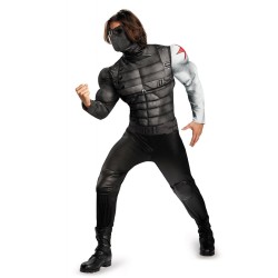 Fantasia Bucky Capitão América Soldado do Inverno Adulto