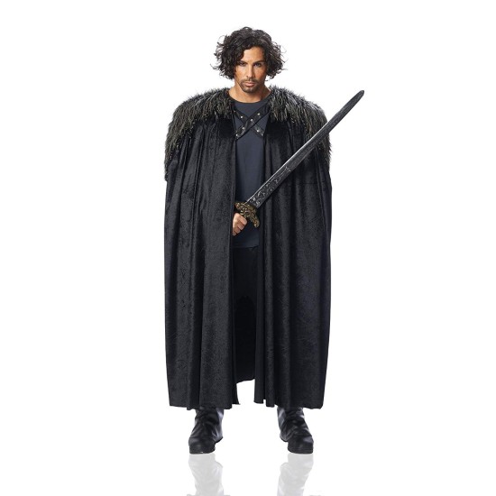 Fantasia Capa e Estola Jon Snow Game of Thrones Luxo
