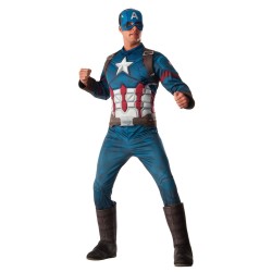 Fantasia Capitão América Guerra Civil Adulto Luxo