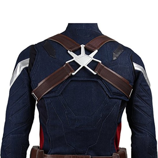 Fantasia Capitão América Soldado de Inverno Adulto Teatrical