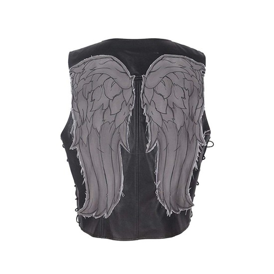 Fantasia Colete Walking Dead Daryl Dixon Adulto Clássica