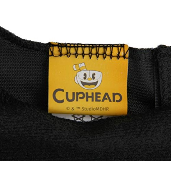 Fantasia Cuphead Mugman Adulto Vermelho