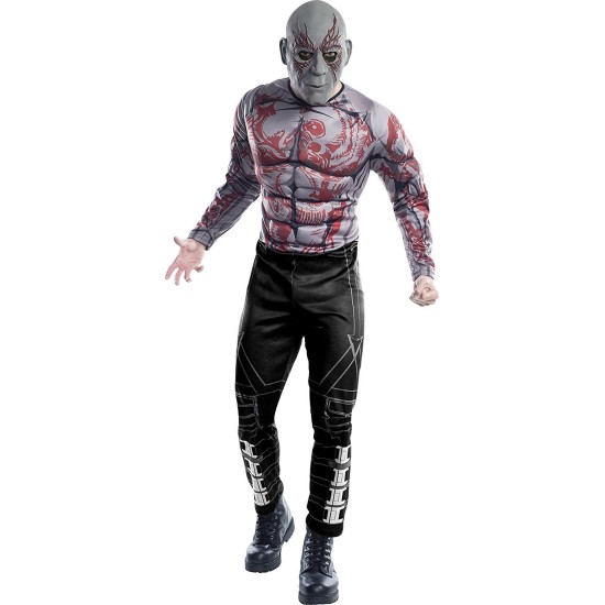 Fantasia Drax O Destruidor Guardiões da Galáxia Adulto Luxo