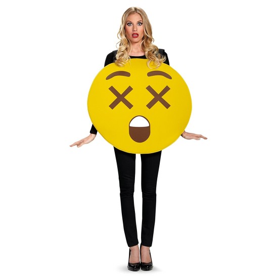 Fantasia Emoji Chocado Morto Adulto