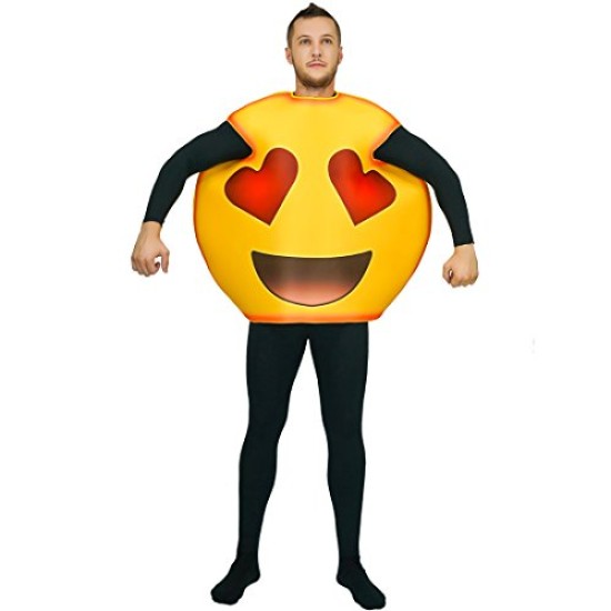 Fantasia Emoji Love Amor Adulto Luxo