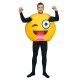Fantasia Emoji Piscando Adulto Luxo