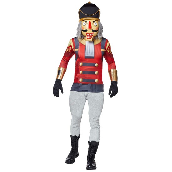 Fantasia Fortnite Skin Crackshot Aduto Luxo   