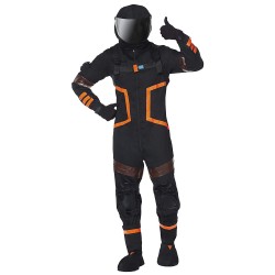 Fantasia Fortnite Skin Dark Voyager Adulto Luxo   