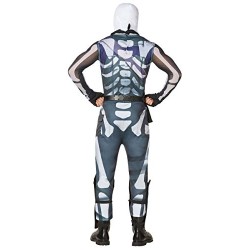 Fantasia Fortnite Skin Skull Trooper Aduto Luxo   