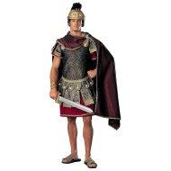 Fantasia Gladiador Romano Marco Antônio Adulto Elite