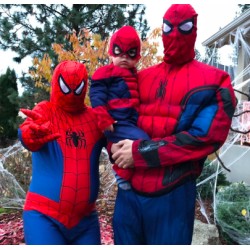 Fantasia Homem Aranha Bebê Luxo
