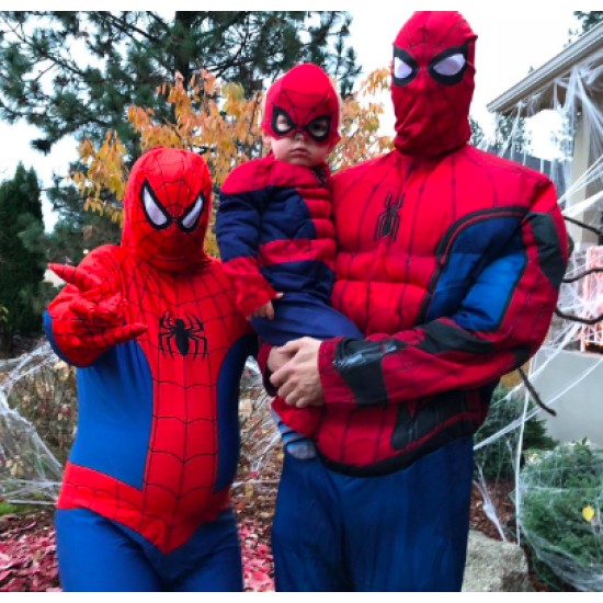 Fantasia Homem Aranha Bebê Luxo