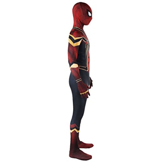 Fantasia Homem Aranha Guerra Infinita Adulto Cosplay