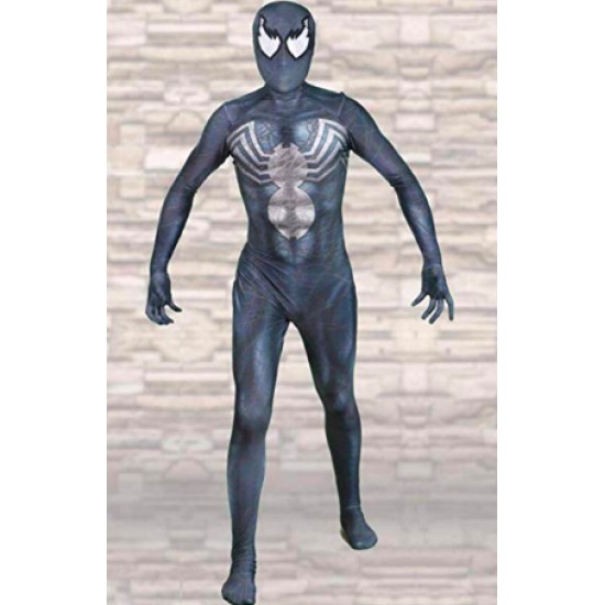 Fantasia Homem Aranha Os Vingadores Luxo Adulto Preto