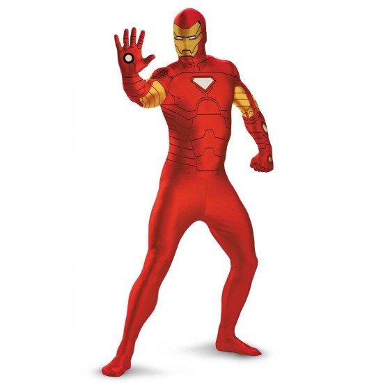 Fantasia Homem de Ferro Spandex Adulto