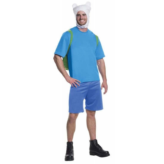 Fantasia Hora da Aventura Finn Luxo Adulto