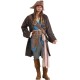 Fantasia Jack Sparrow Piratas do Caribe Realistico Autentico