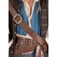 Fantasia Jack Sparrow Pirate Luxo Adulto Caribe