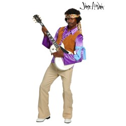 Fantasia Jimi Hendrix Adulto Luxo