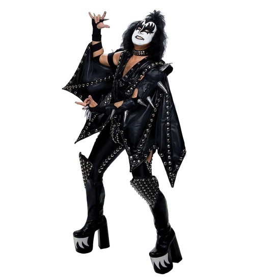 Fantasia Kiss Gene Simmons Demon Luxo Adulto