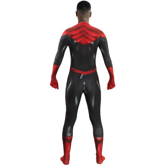 Fantasia Lanterna Vermelha Adulto Spandex