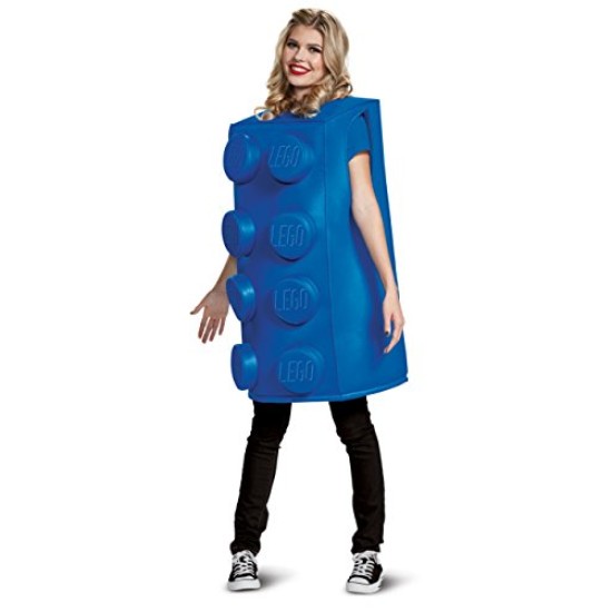 Fantasia Lego Azul Adulto
