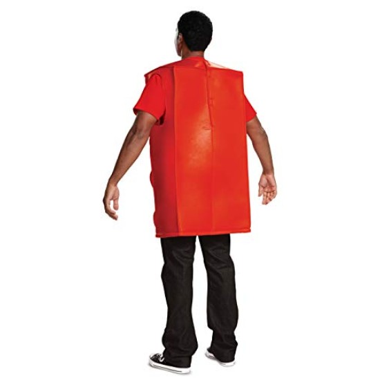 Fantasia Lego Vermelho Adulto