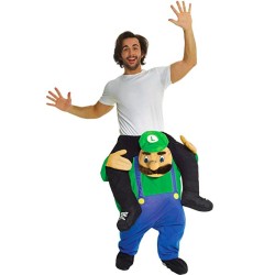 Fantasia Luigi Adulto de Montar Luxo