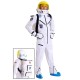 Fantasia Macacão de Astronauta Clássica Adulto 
