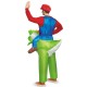 Fantasia Mario e Yoshi Inflável Inflável Adulto