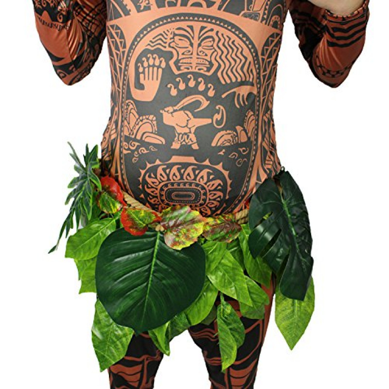 Fantasia Maui Adulto Masculino Macacão Longo Moana - Fantasias