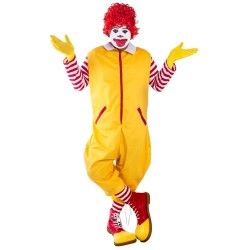Fantasia Palhaço McDonalds Adulto