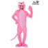 Fantasia Pantera Cor de Rosa Adulto Luxo