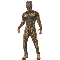 Fantasia Pantera Negra Guerra Infinita Adulto Luxo Amarelo