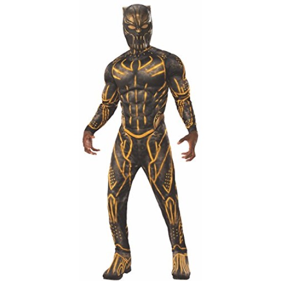 Fantasia Pantera Negra Guerra Infinita Adulto Luxo Amarelo