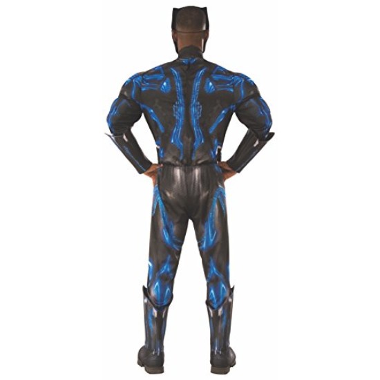 Fantasia Pantera Negra Guerra Infinita Adulto Luxo Azul