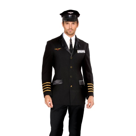 Fantasia Piloto de Avião Adulto