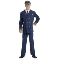 Fantasia Piloto de Avião Adulto Luxo