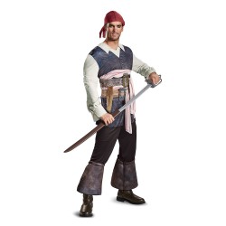 Fantasia Piratas do Caribe Jack Sparrow Clássica