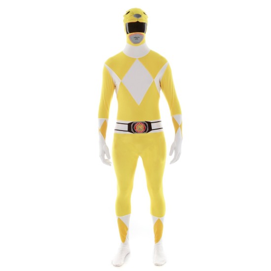Fantasia Power Rangers Amarelo Luxo
